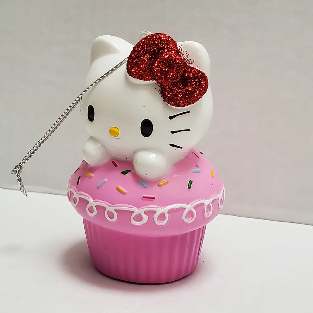 Hello Kitty Pink Cupcake Christmas Tree Ornament Offi cially Licensed By Kurt Al